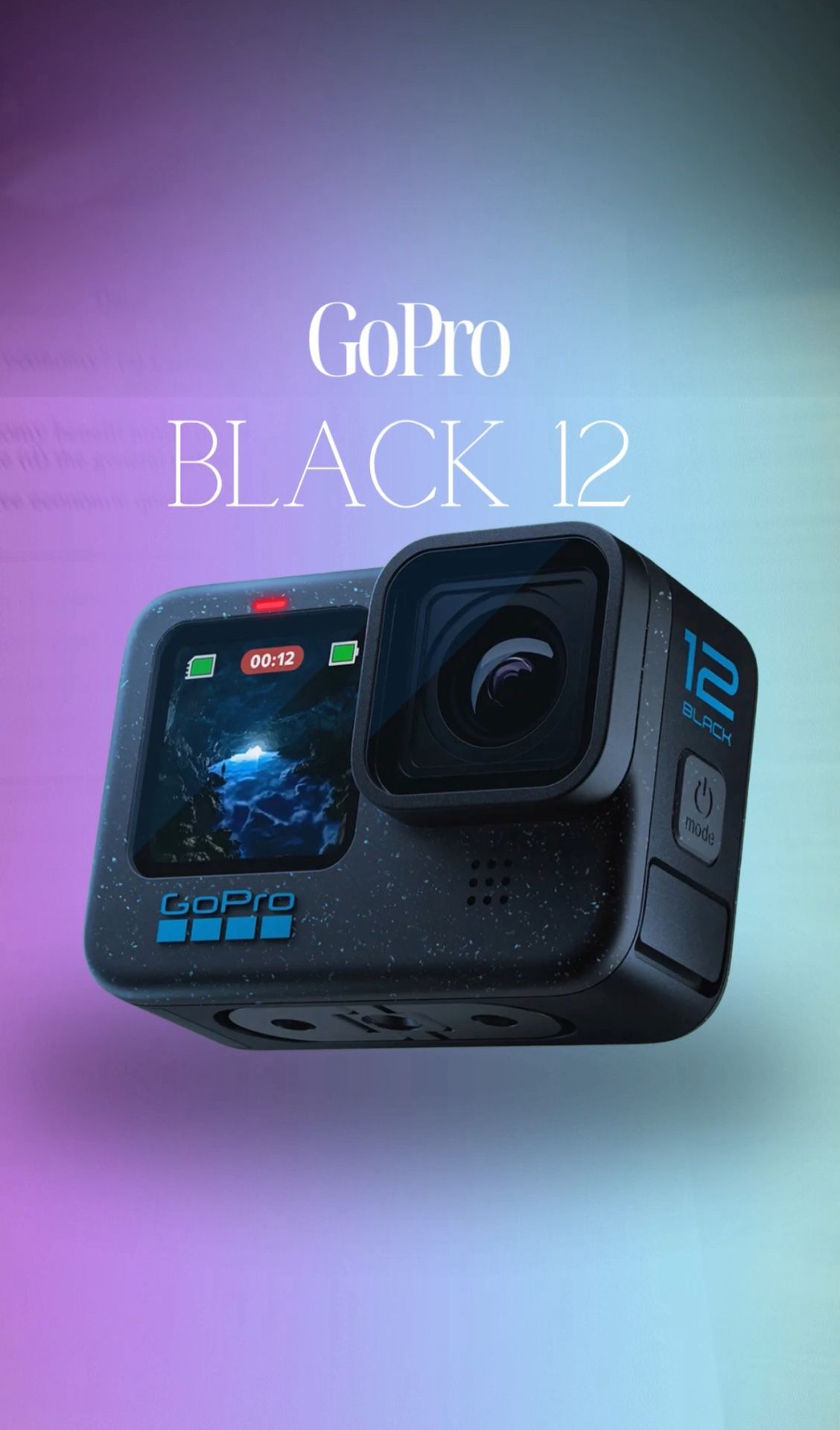 GoPro Black 12 With 5.3 K Card