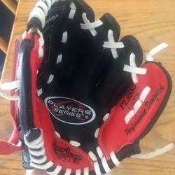 Nice Rawlings Youth 8 1/2” Black /Red Performance Baseball Left H. Catchers Glove Excellent 