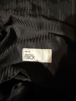 Nordstrom Rack Men's Trim Fit Stretch Dress Pants – Black – 33Wx32L