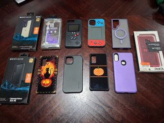 selling all these phone cases for 70. good condition .