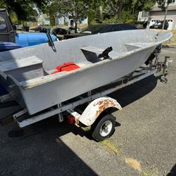 12’ Boat And Trailer