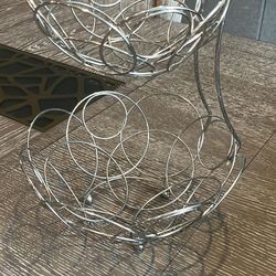Chrome Fruit Basket
