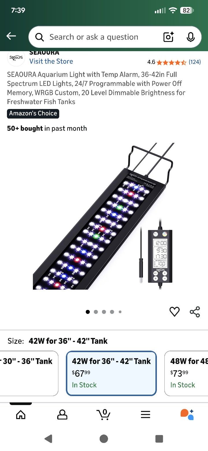 Aquarium Fish Tank Filter With UV Sterilizer