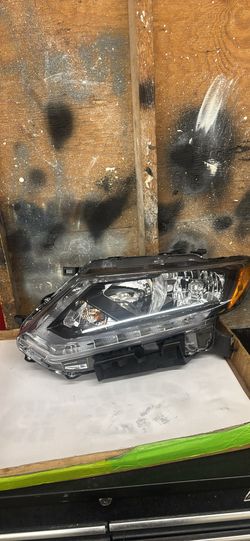 For 2014-2016 Nissan Rogue LED Headlight Headlamp Chrome Housing Driver LH Side