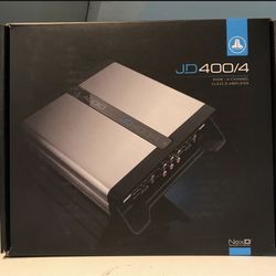 JL Audio 4 Channel Amplifier 400 Watts Rms Jd400/4 Brand New 