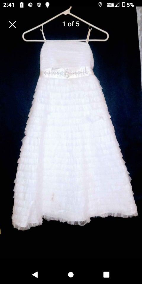 David's Bridal Flower Girl / Formal Gown 