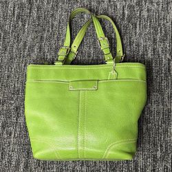 COACH F13089 PEBBLED LEATHER BAG