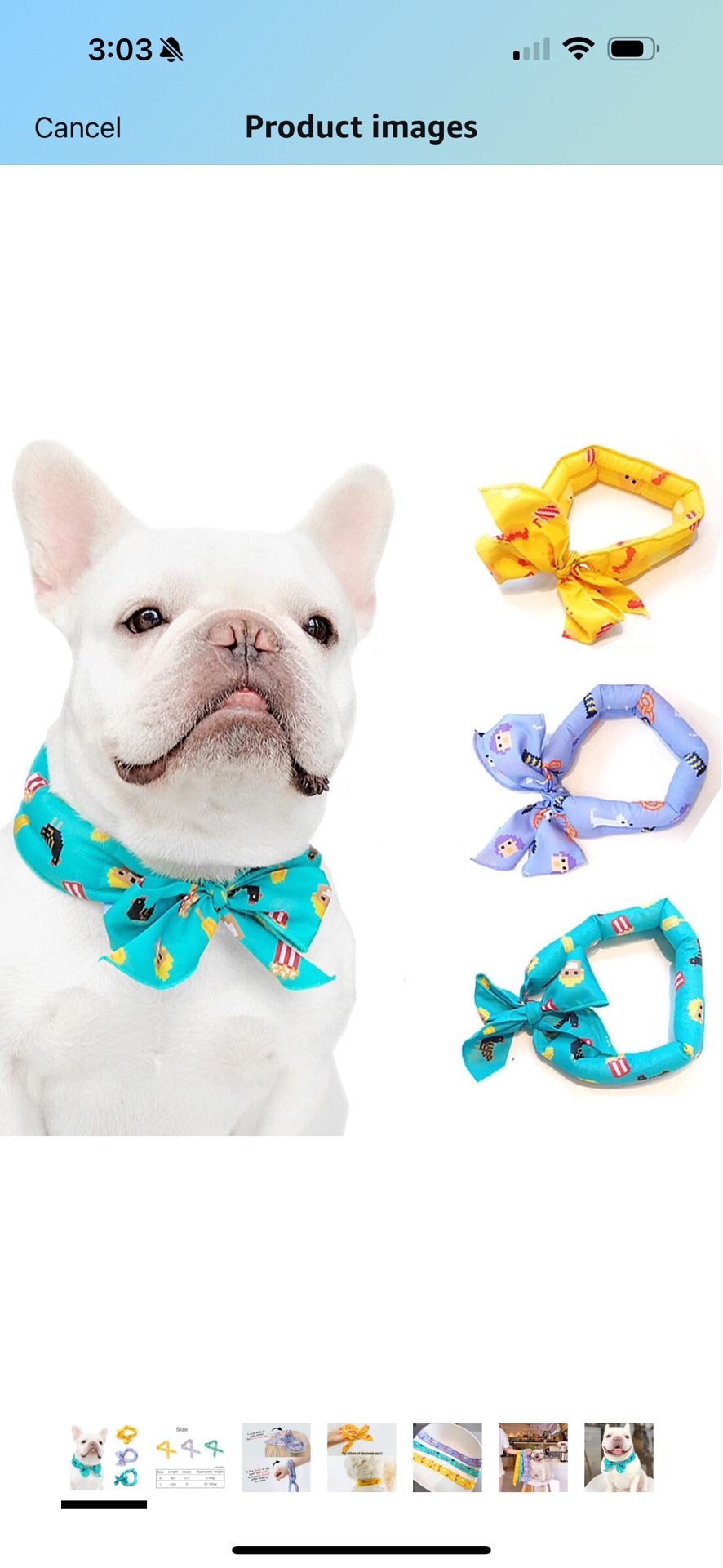 Dog Bandanas Instant Ice Cooling Bandana for Dogs Summer Scarf Absorb Water and Evaporate Quickly
