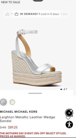 MK Leighton Wedges NEW $40