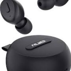 Falwedi IPX8 Waterproof Bluetooth 5.0 True Wireless Earbuds, 30H Cyclic Playtime Stereo Headphones with Charging Case, in-Ear Earphones Headset with m