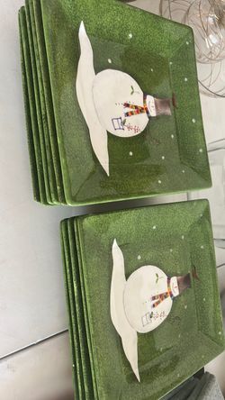 Xmas plates
