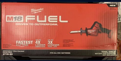 Milwaukee Fuel Hackzall $120