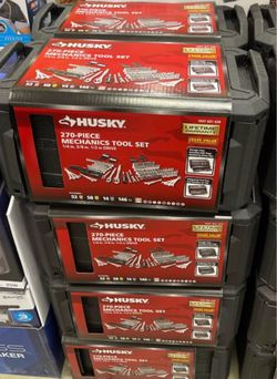 Husky new mechanical tool set 270 pcs $180 each one