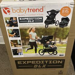 Baby Trend Expedition DLX Jogger Travel System with Car Seat