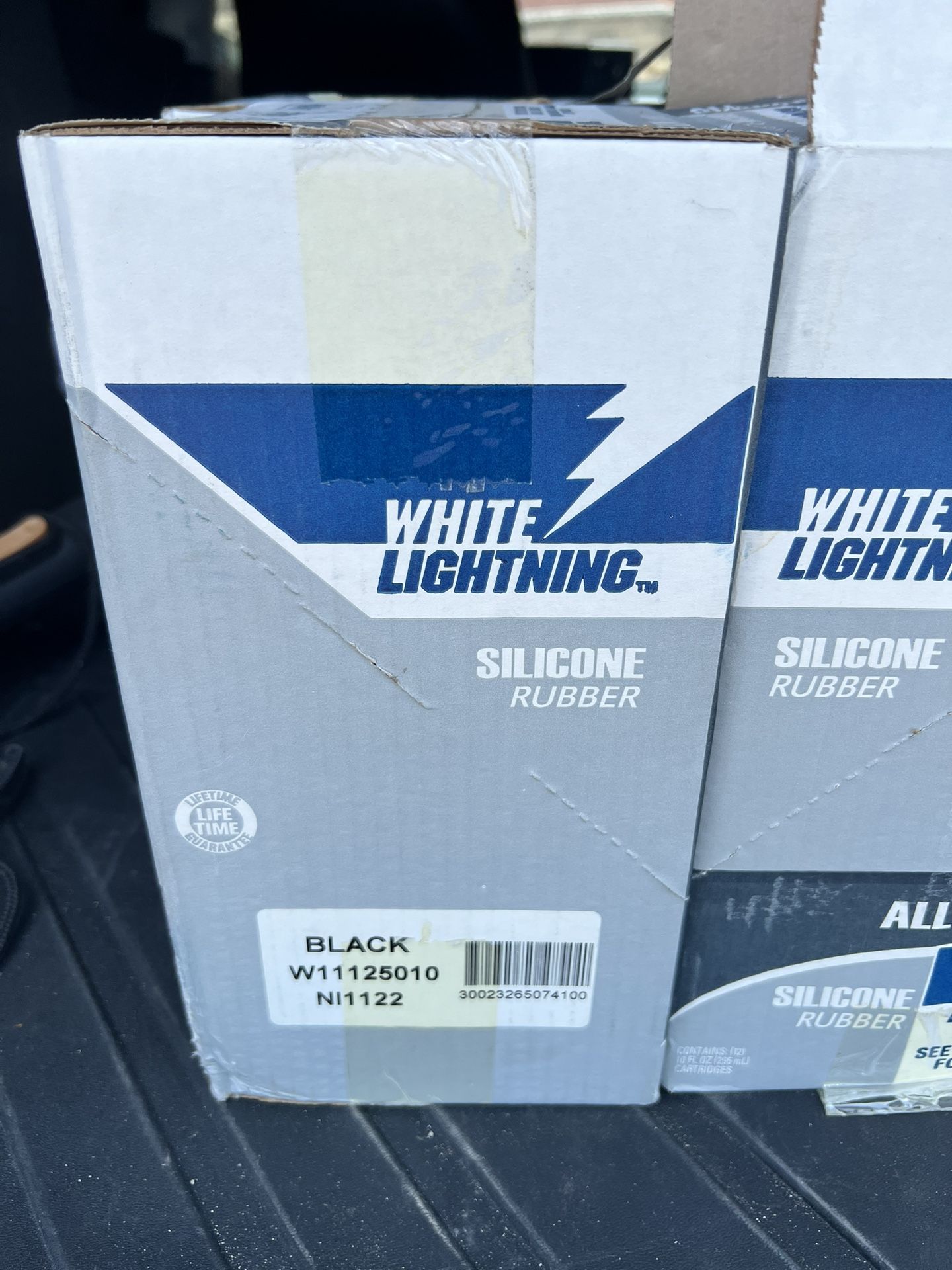 White Lightning Brand Silicone Sealant