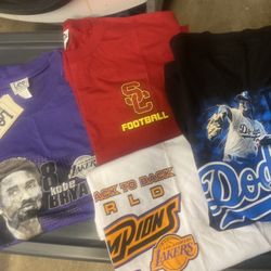 LA sports Team shirts S-2xl