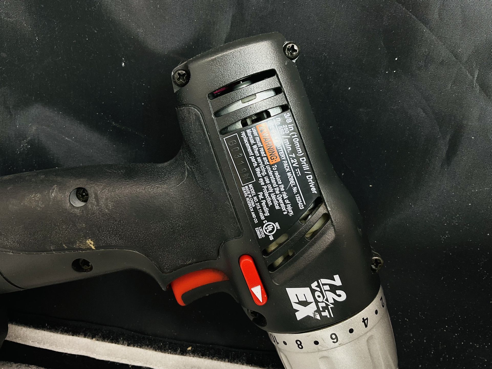 Craftsman (contact info removed)00 7.2V 3/8 Cordless Drill/Driver