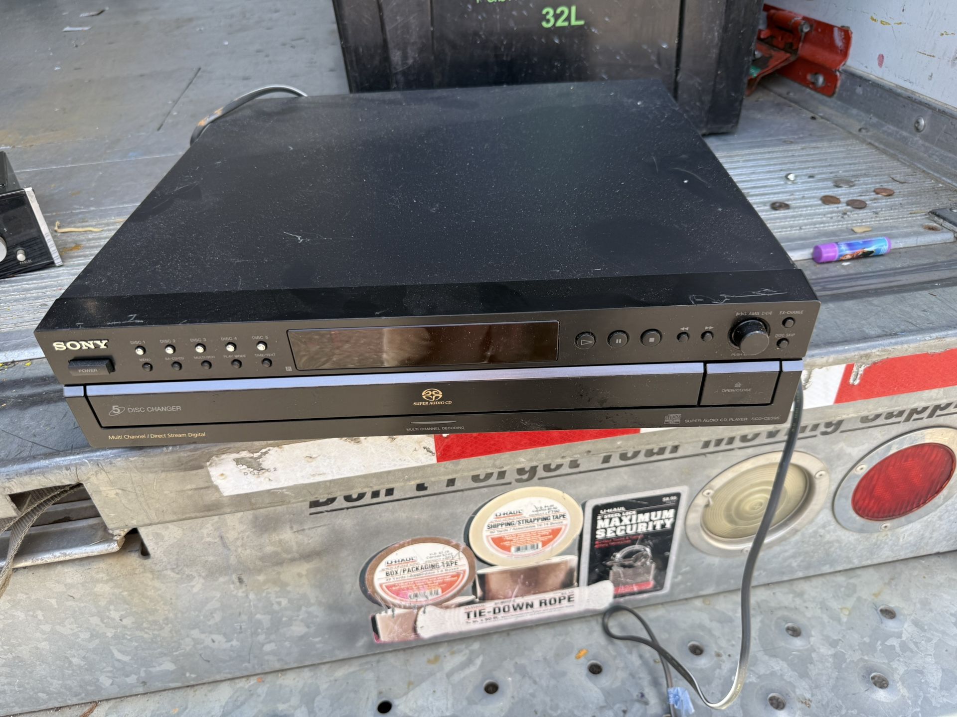 Sony SCD-CE595 Super Audio SACD/CD Player 5-Disc Changer TESTED No Remote