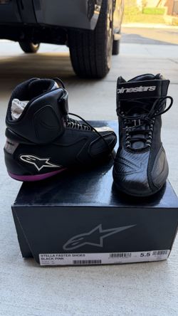 Alpinestars Motorcycle Boots Woman Sz 5.5
