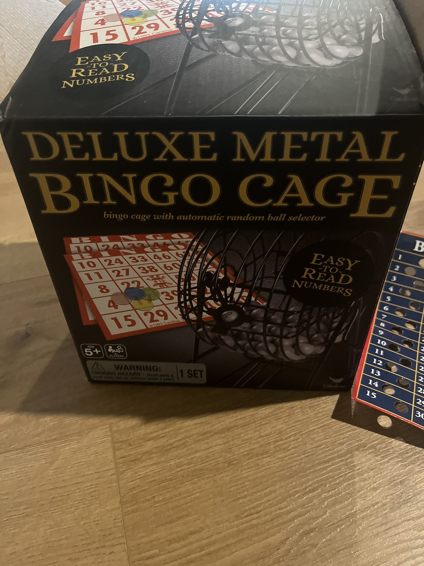 Deluxe Metal Bingo Game - Excellent Condition!