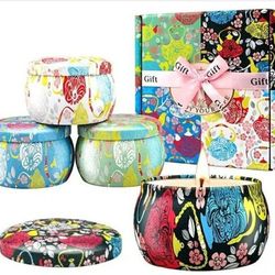 NEW  Enjoy Your Life 4 Piece Spice Up Your Life Aromatherapy Gift Soy Candle Set 