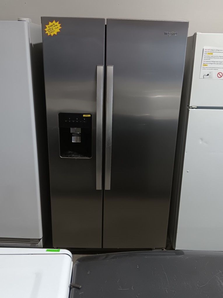 Stainless Steel Refrigerator Whirlpool Side By Side