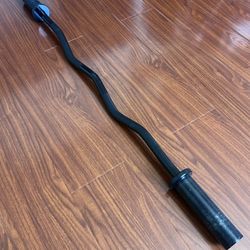 15 Pound EZ Curl Bar Olympic 2 Inch