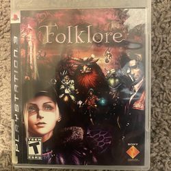 Folklore PS3 Rare Video Game. Tested And Works With manual 