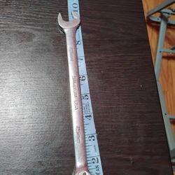 Snap On 10 Inch 15  mm  combination ratcheting wrench