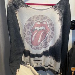 Bleached Tongue Sweatshirt 