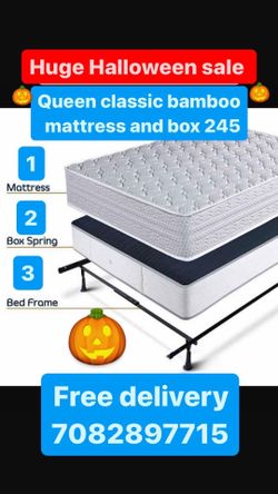 Huge sale for Mattress And Box Twin size #mattress and box 150.$ full 190$ Queen 200$ king 290$. free delivery free set up 708….289…7715… cash or Zell