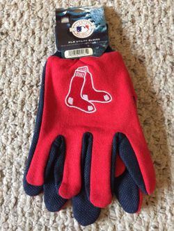 Red Socks gloves