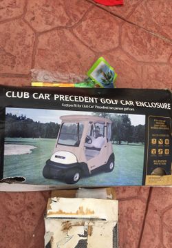 Club car golf car cover enclosure