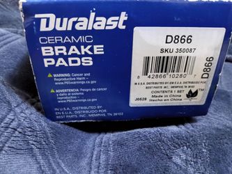 Front ceramic brake pads D866