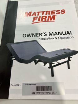 Adjustable Twin Bed/w New Mattress