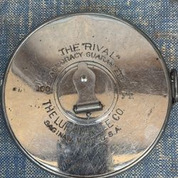 Vintage Lufkin 100’ Steel Measuring Tape