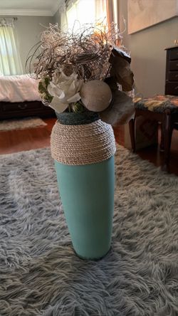 Faux floral arrangement