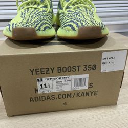 Adidas Yeezy 350 V2 Semi Frozen Yellow 