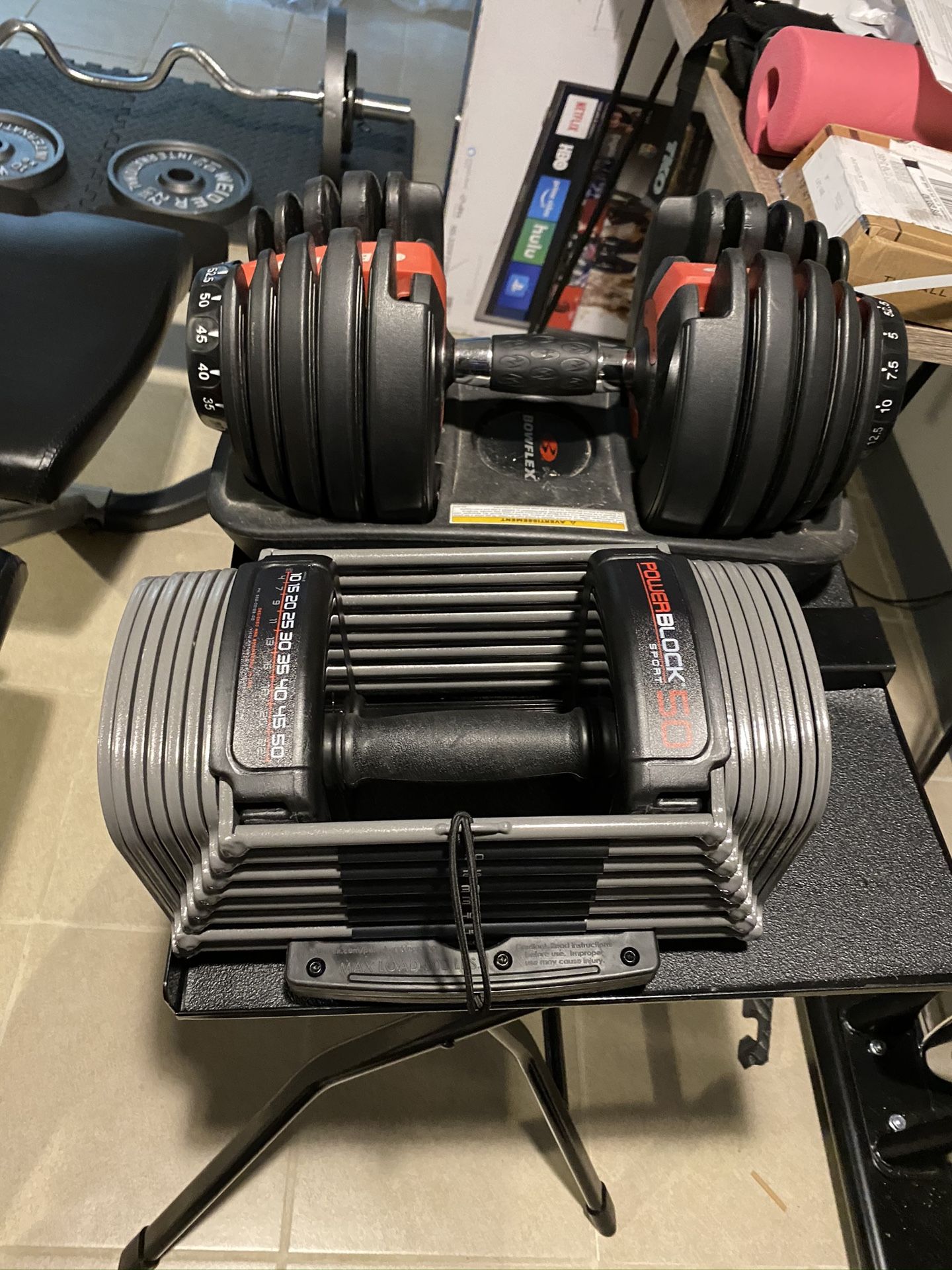Brand New Powerblock Sport 50 Dumbells dumbell Power Block Weights