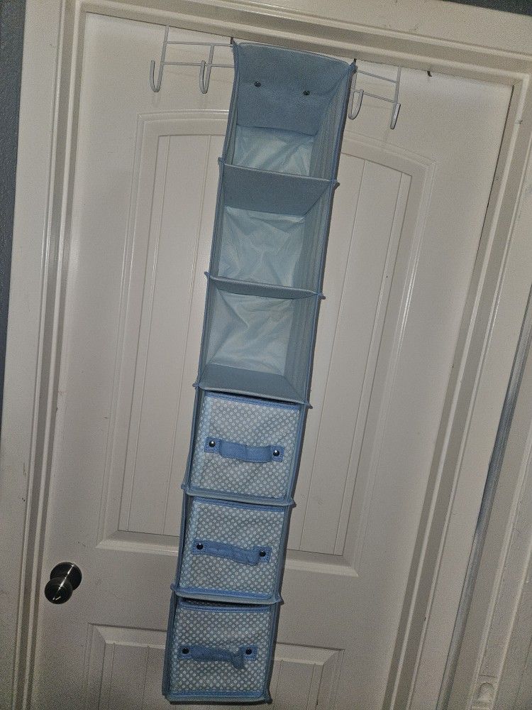 6 shelf hanging organizer