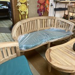 Teak P-Nut Bench (New)
