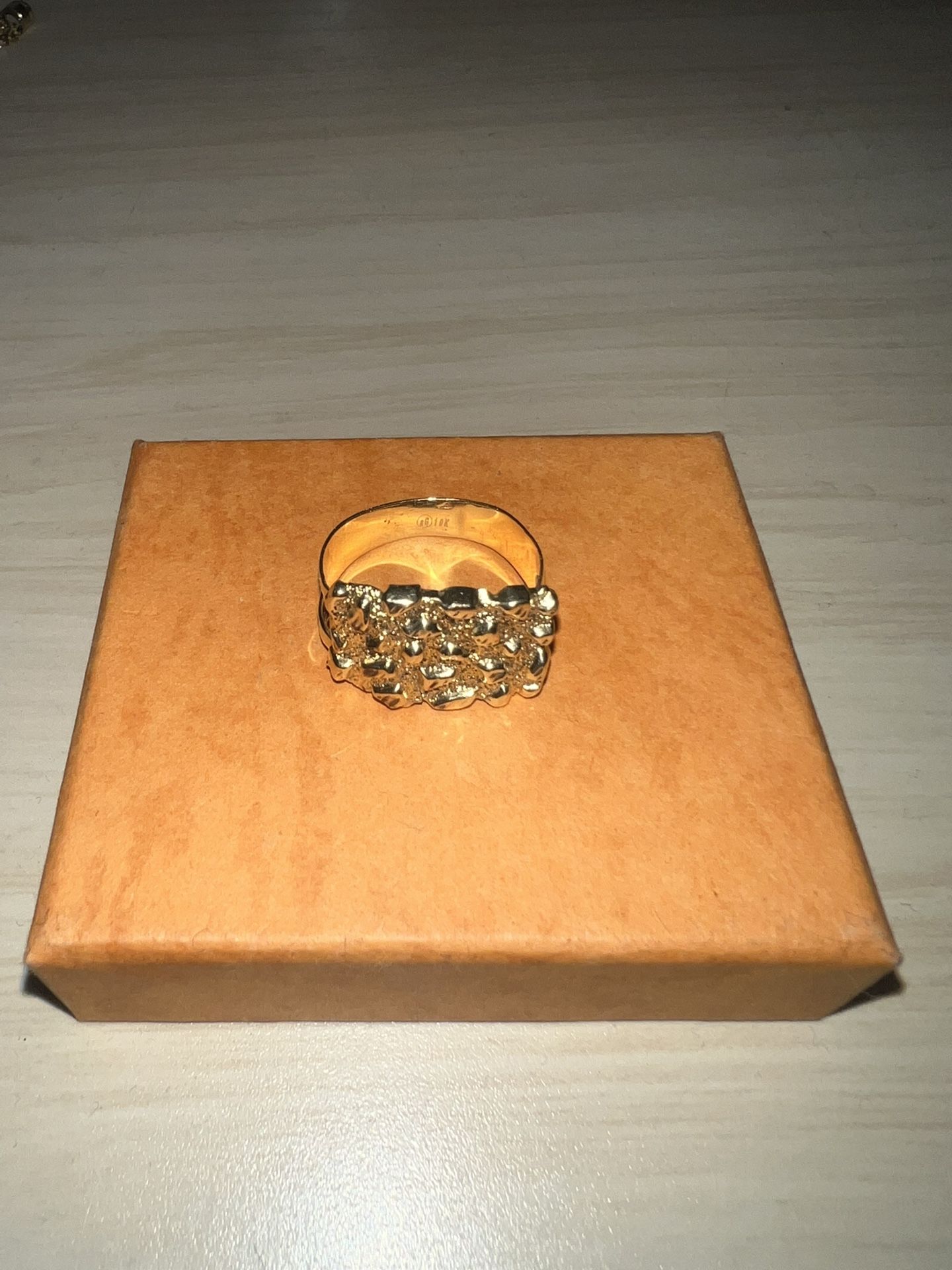 10k Gold Nugget Ring