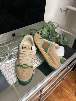 Authentic Gucci Screener Sneakers Size 37=7
