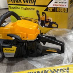 20-inch Gasoline Chainsaw,cordless Handheld Saw (6320CM yellow) 