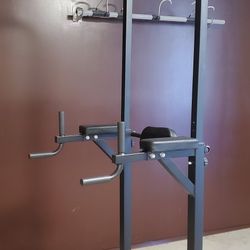 Pull Up Bar  Weights Likenew  Compact.... Good For Small Space Or Apartment.  Nike Jordan Ufc Apple 