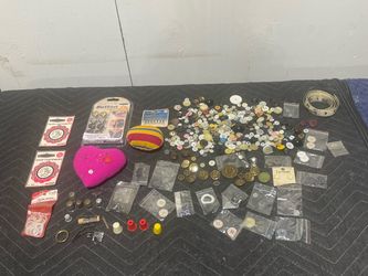 Large Lot of Sewing Notions and Buttons