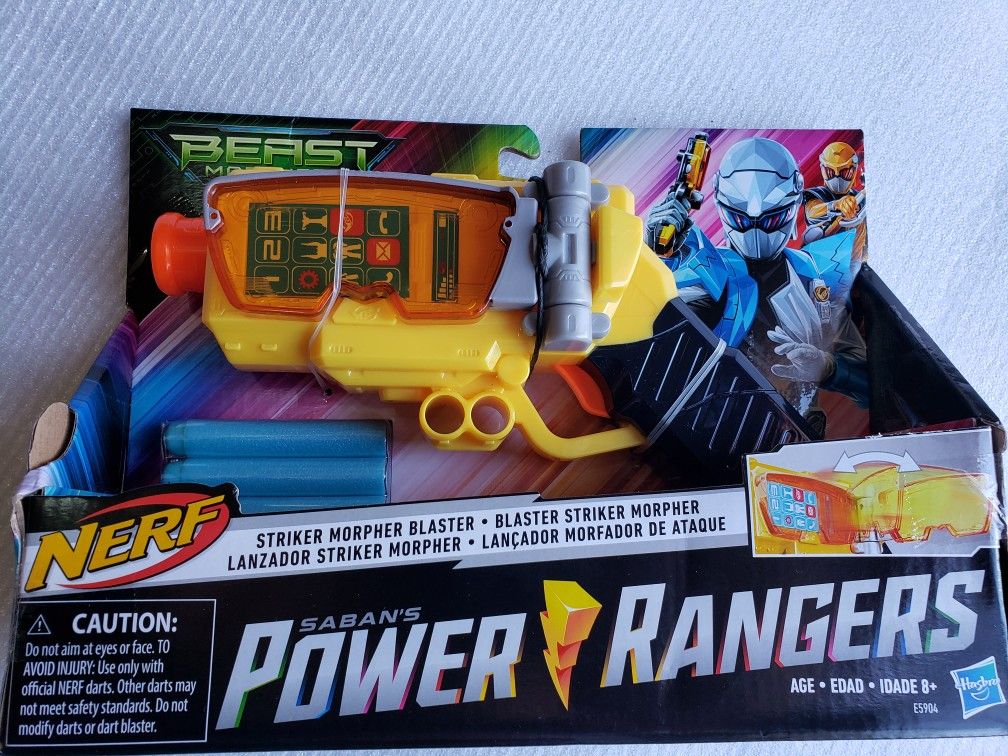 NERF POWER RANGERS.