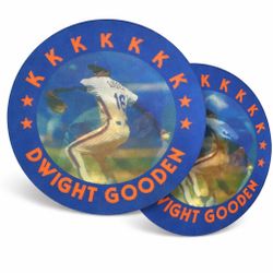 Vintage 1980s Dwight “Doc” Gooden 3D Lenticular New York Mets Collectible Disc