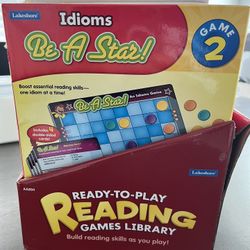 Lakeshore Idioms Be A Star! Game 2 Part Of The “Ready-to-play Reading Game Library