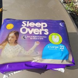 Sleep Overs Fir Girls And Boys Xl New Each Pack $20